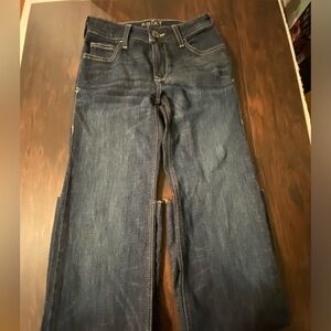 Ariat Denim Trousers Womans Bootcut Flare Blue Jeans 25R Perfect Rise